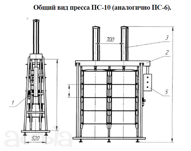 Пресс для сыра ПС-6